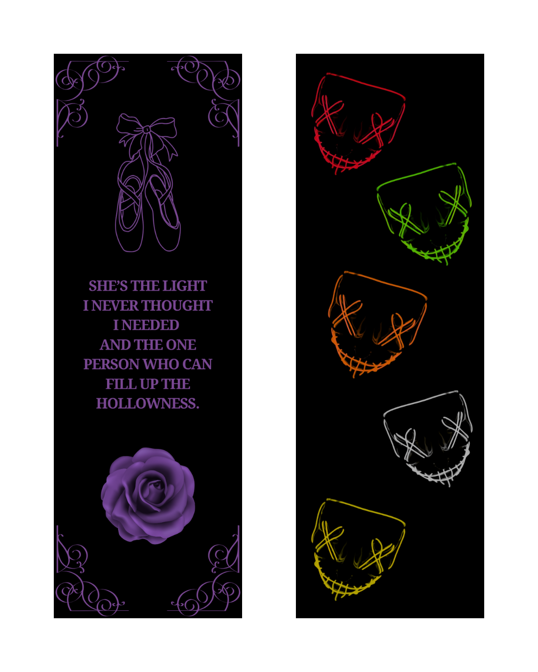 Marcapáginas God of pain