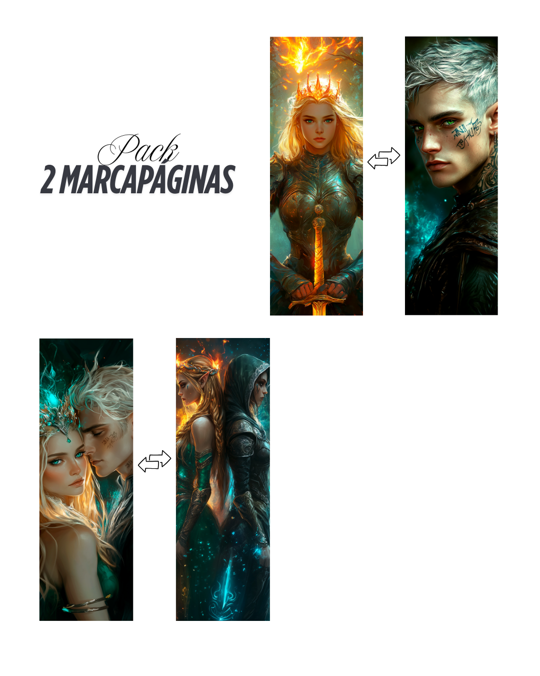 Pack Marcapáginas Trono de cristal