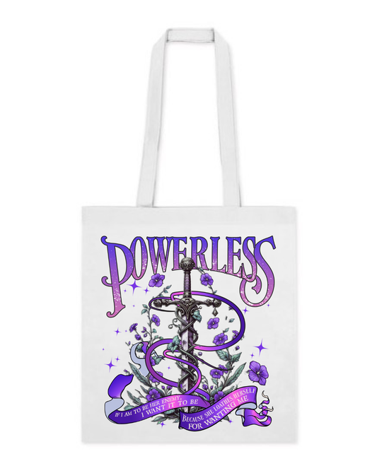 Tote bag Powerless