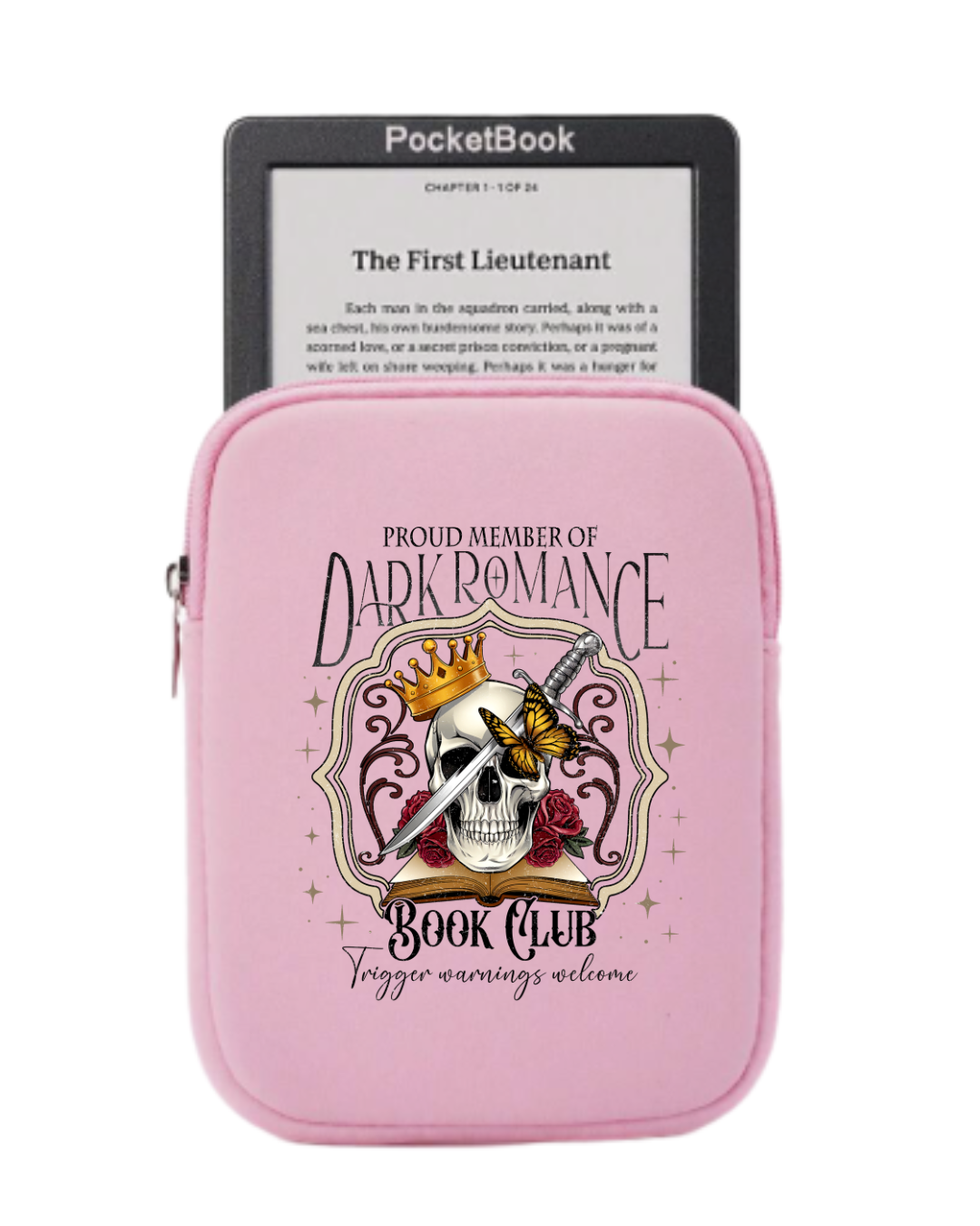 Funda libro electrónico Dark romance